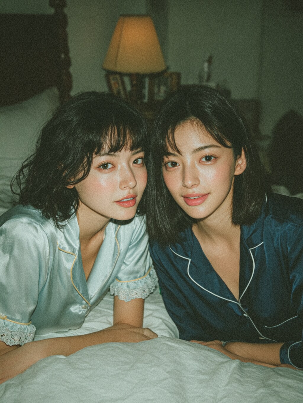 パジャマ姿のメイド3号とメイド13号