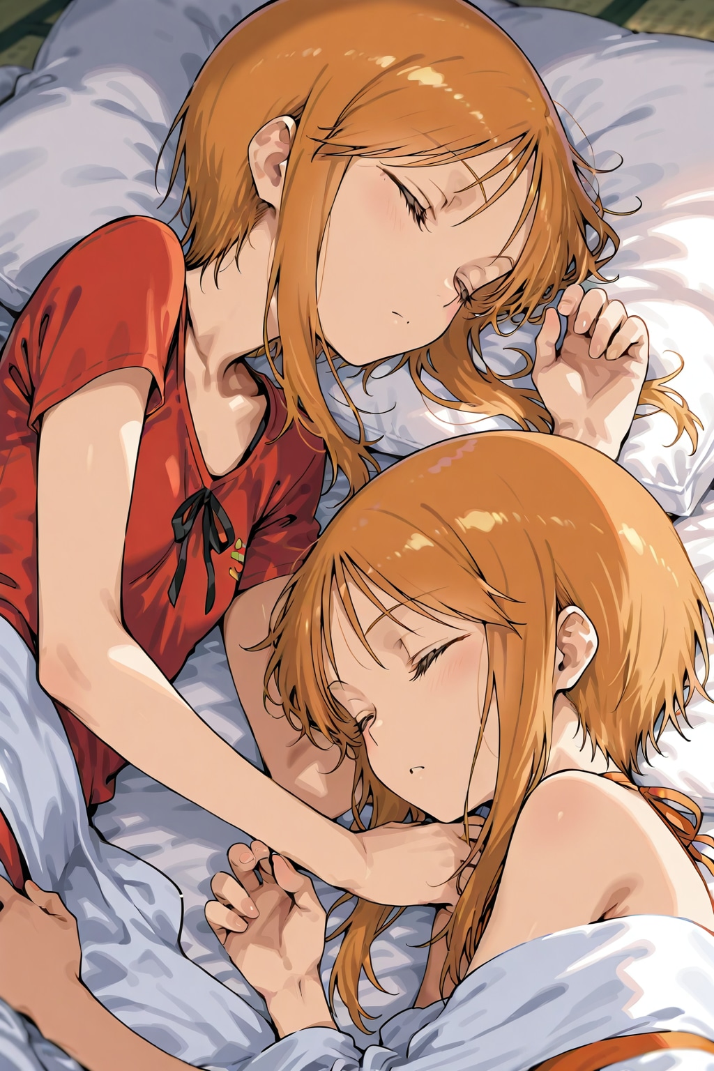 ネムネムな2人 | の人気AIイラスト・グラビア