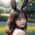 草原バニー 5枚目