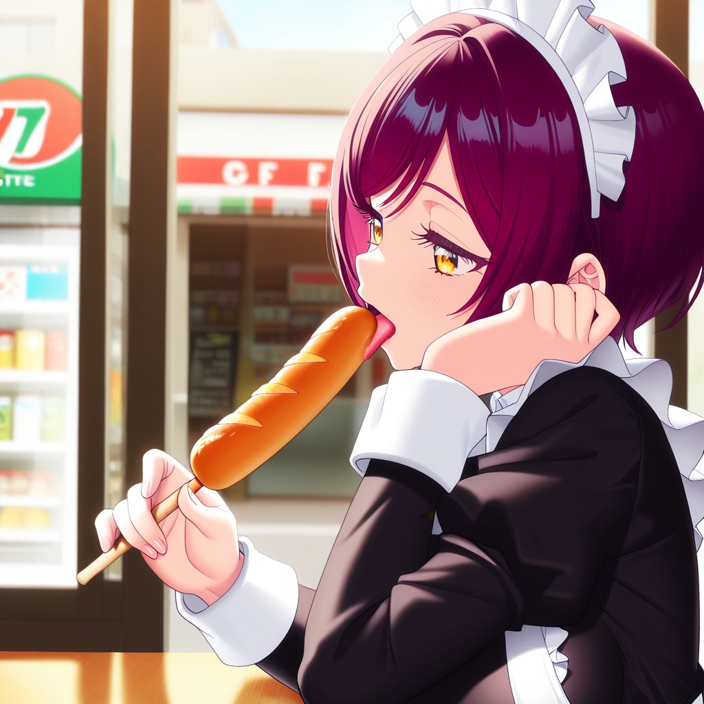 こんにちは（挨拶メイドの芽衣ちゃん） | の人気AIイラスト・グラビア