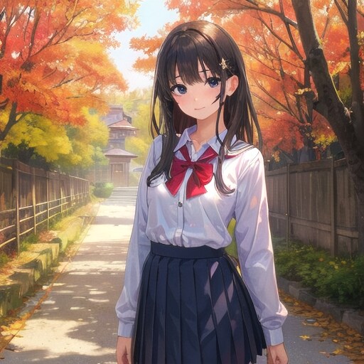 落ち葉 | の人気AIイラスト・グラビア