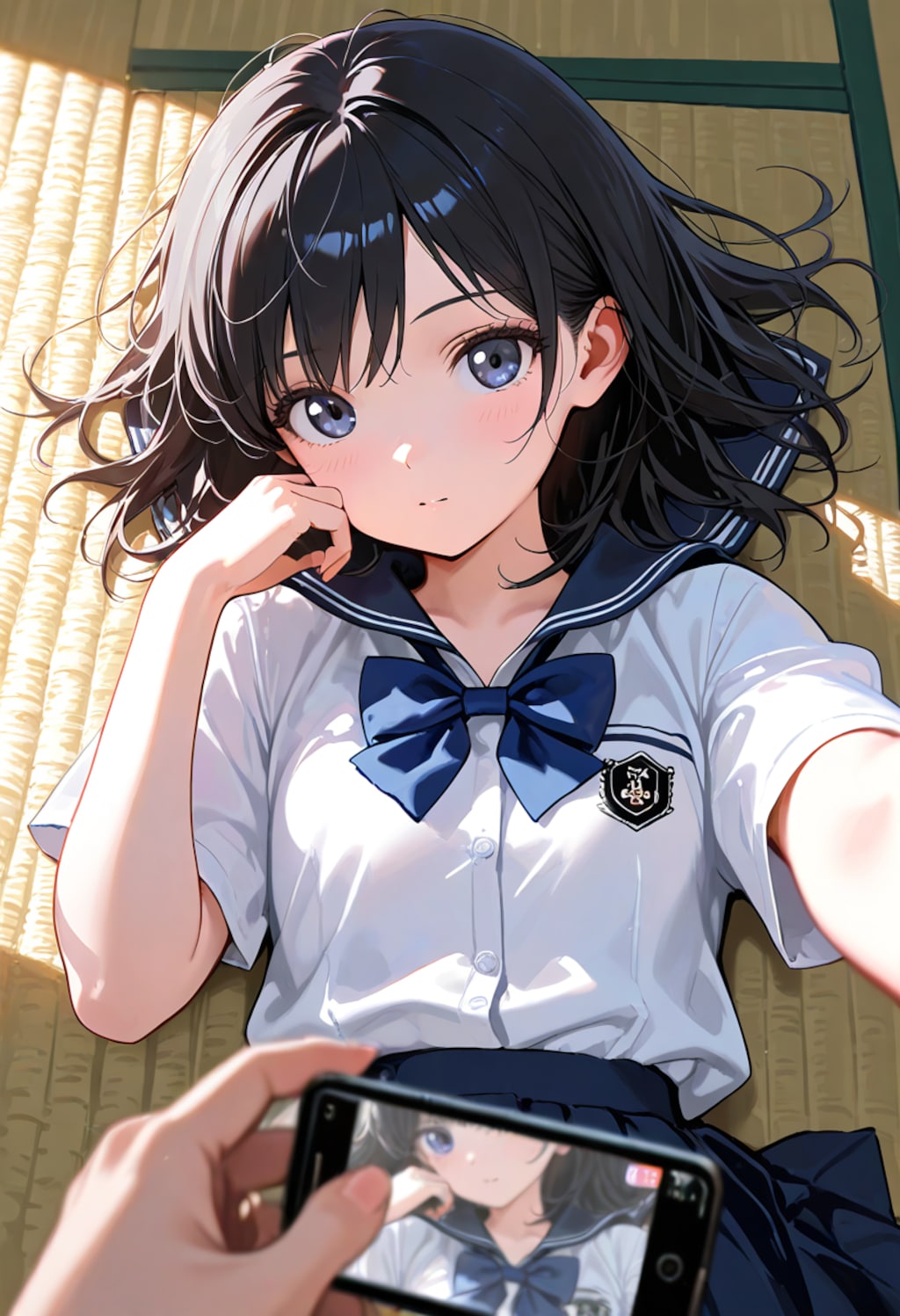 黒髪の美少女(50)