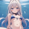 水着の猫っ娘ちゃん達(一部潮吹き) 2枚目