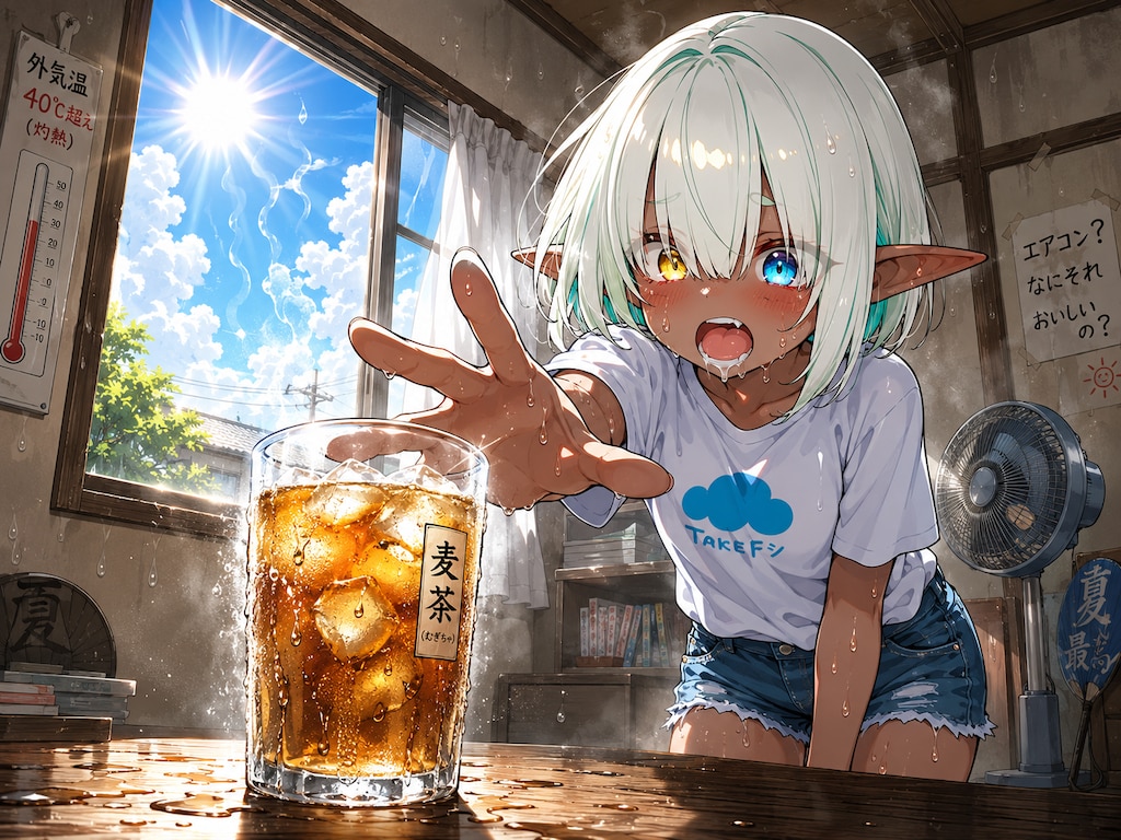 キンキンに冷えた麦茶