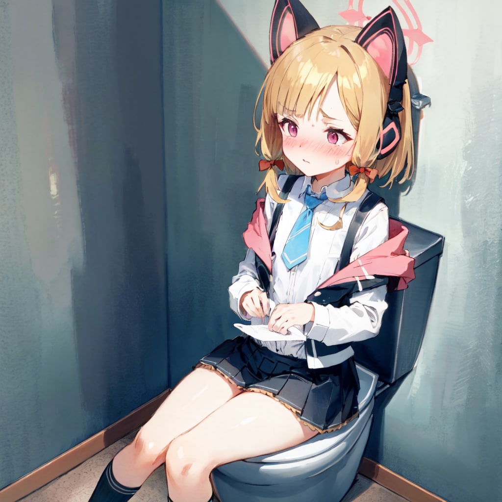 供養：ブルアカのモモイ