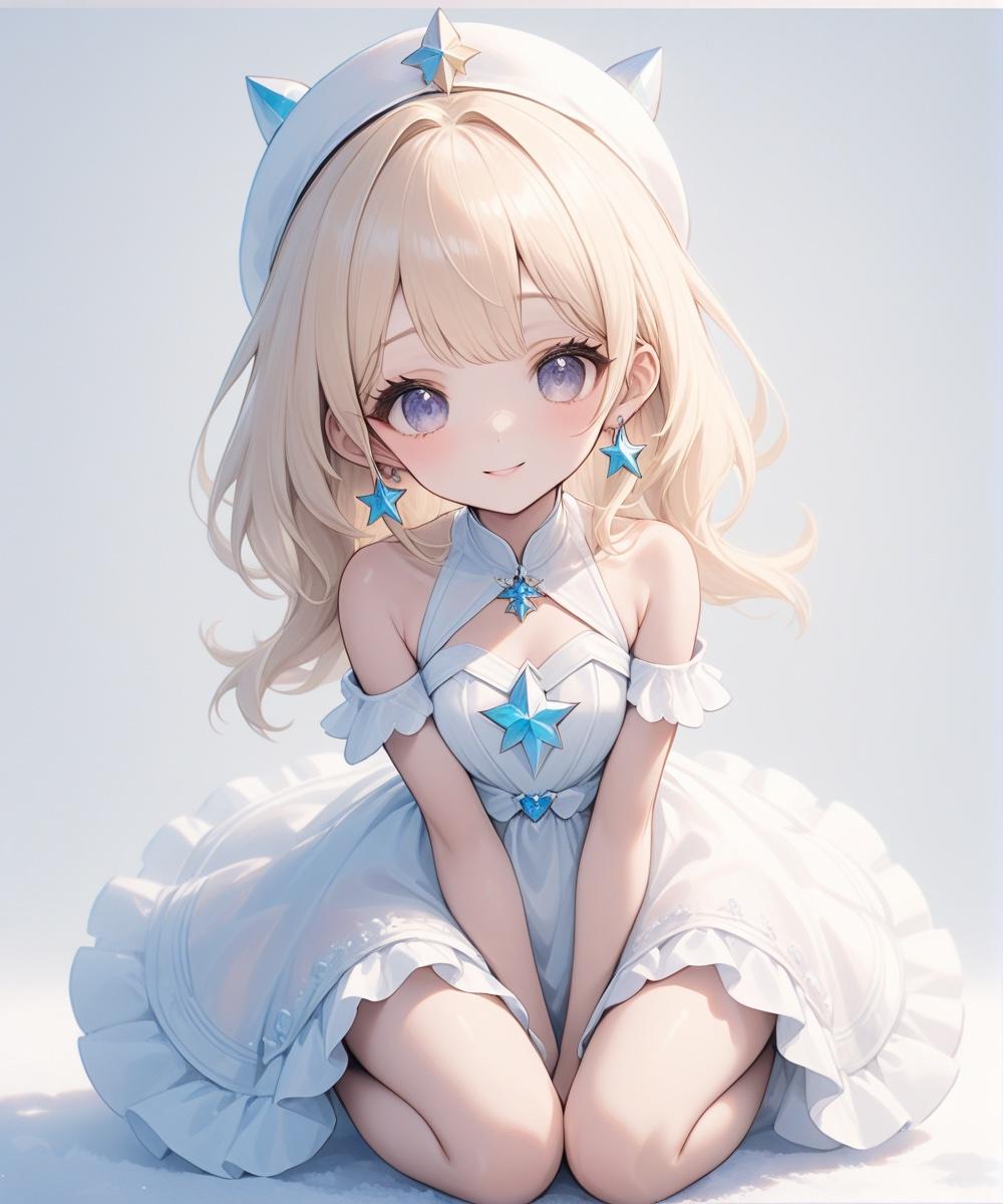 おすわり少女