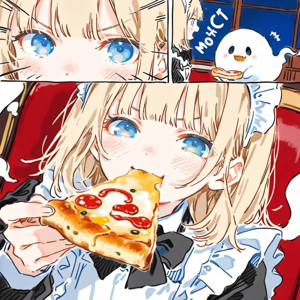久々のリアル頭身でおピッツァを食す🍕✨✨