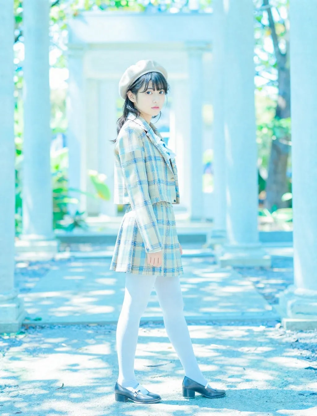 チェック柄っ娘