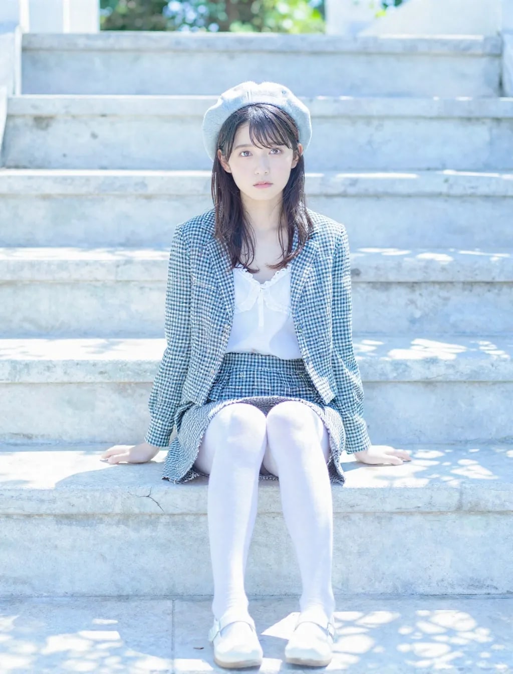 チェック柄っ娘