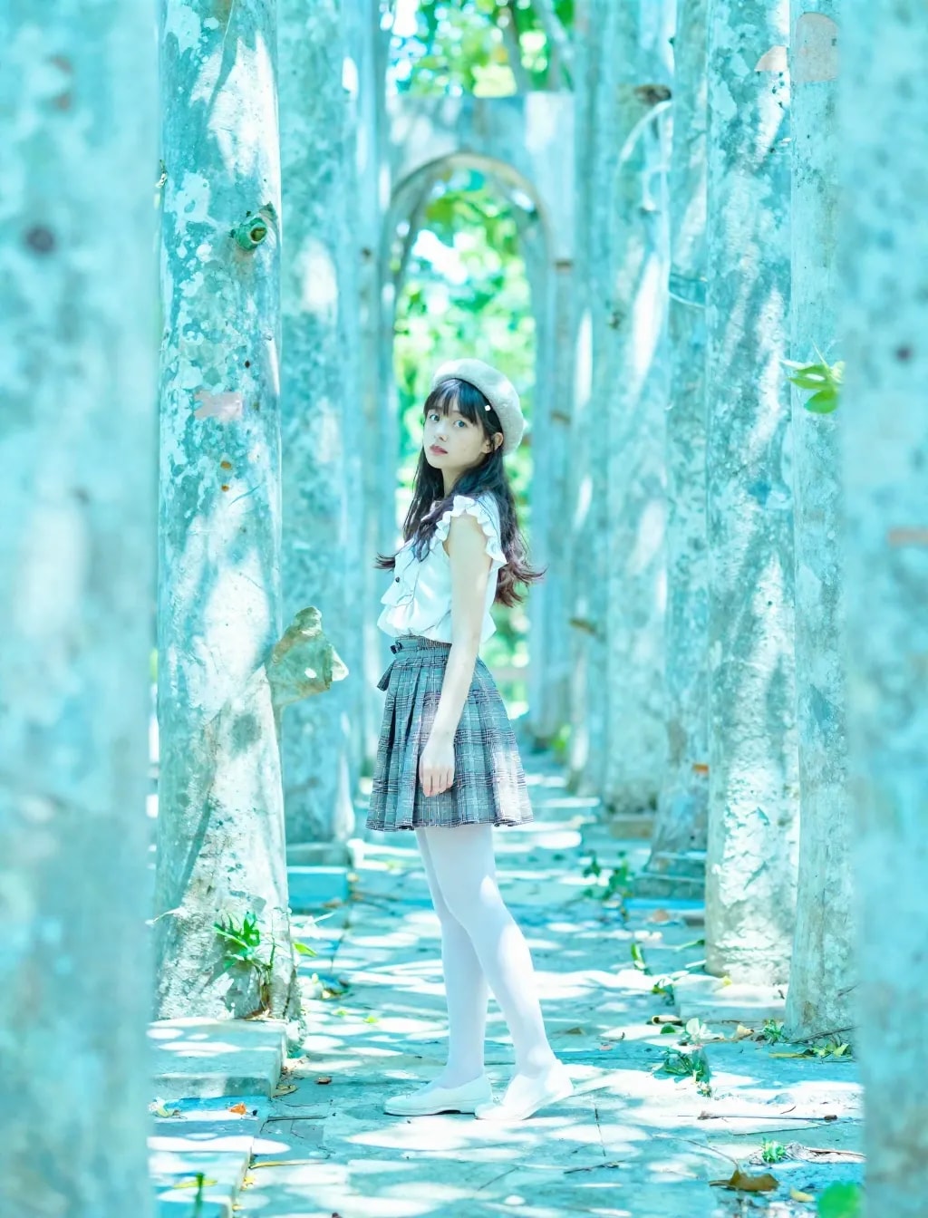 チェック柄っ娘