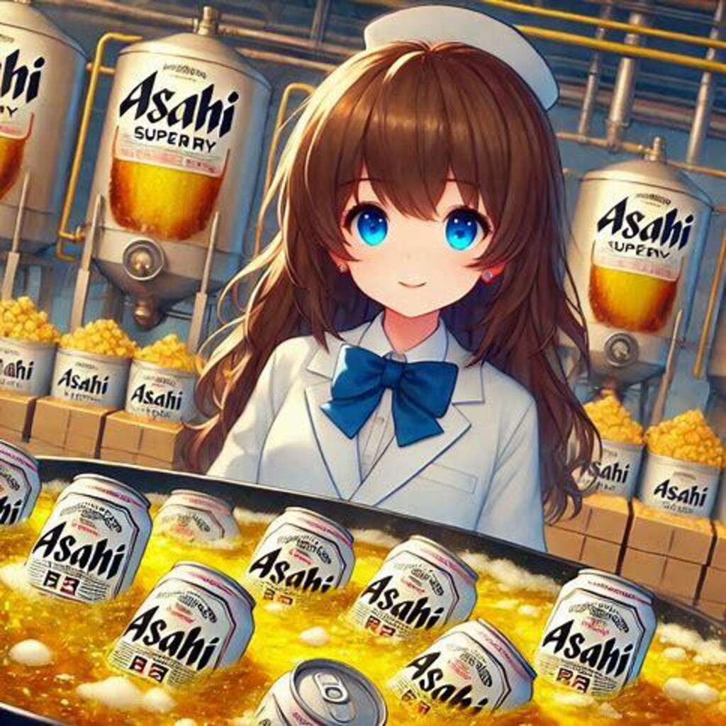揚げビール工場の小さな女の子
