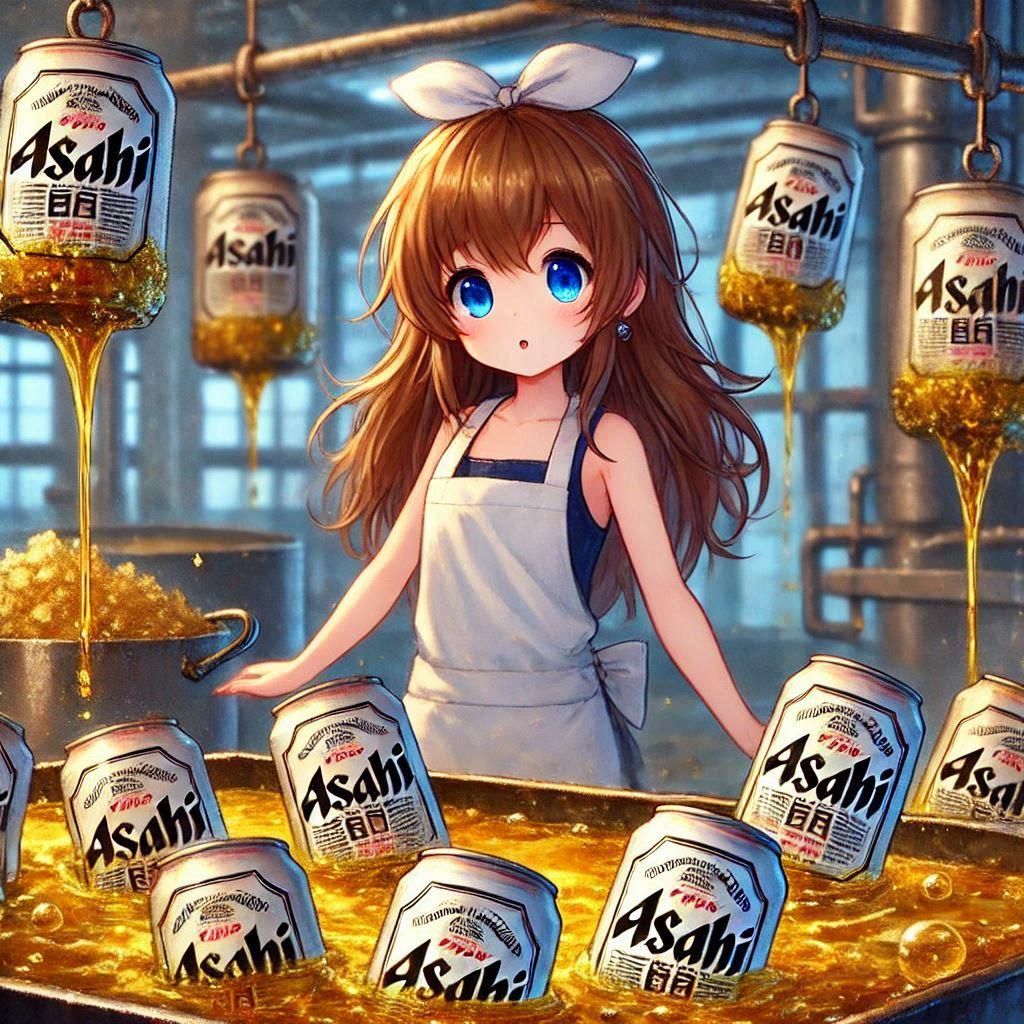 揚げビール工場の小さな女の子 | の人気AIイラスト・グラビア
