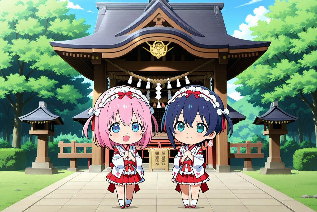 幼女巫女の居る神社
