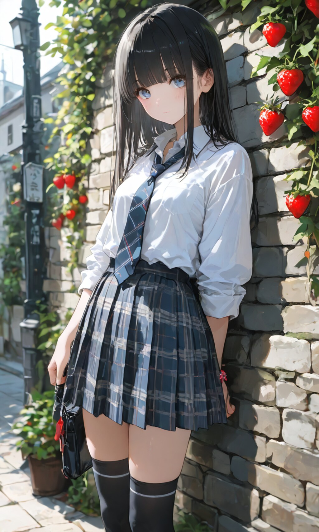 イチゴと女子高生