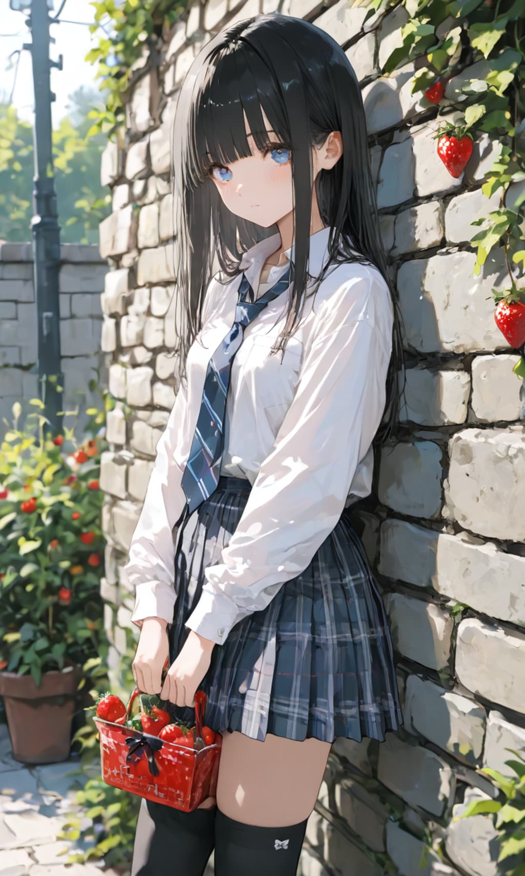 イチゴと女子高生