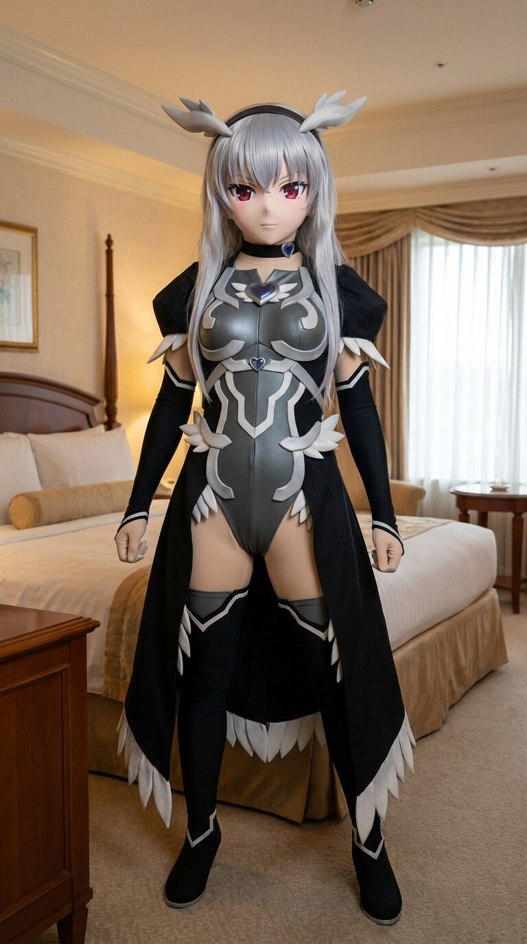 突然怪人兼事務員の俺が魔法少女達を堕とす話エンジェルシャドウ着ぐるみ