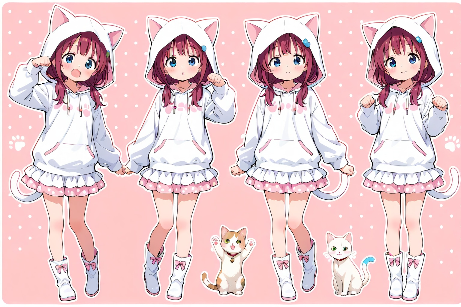 猫さんのポーズでいけるものなのだな…！(感動) | の人気AIイラスト・グラビア