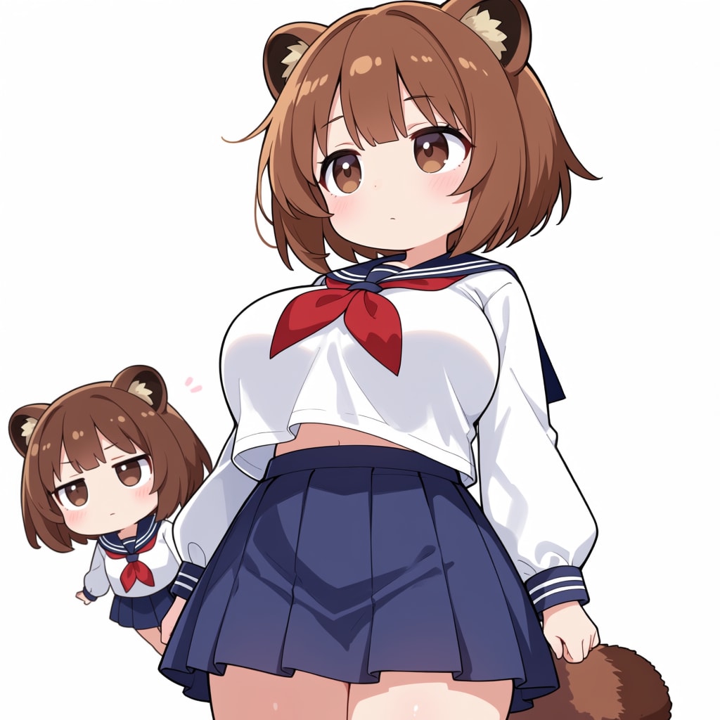 タヌキとマメタヌキ