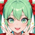 あおいちゃんのダブルピース 3枚目
