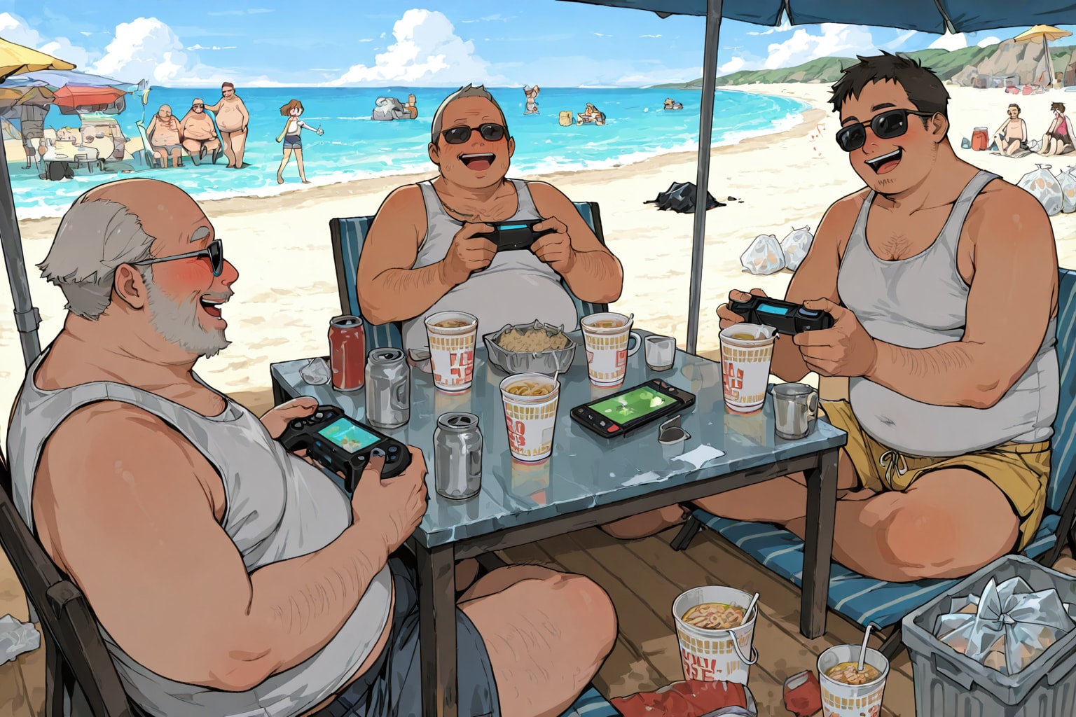 夏がはじまるよおじさん
