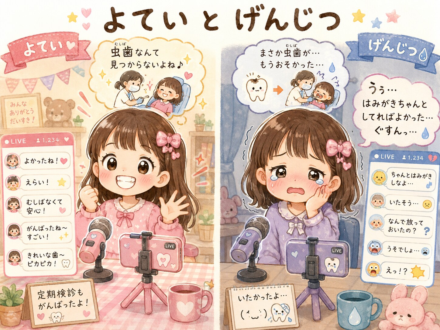 よていとげんじつ