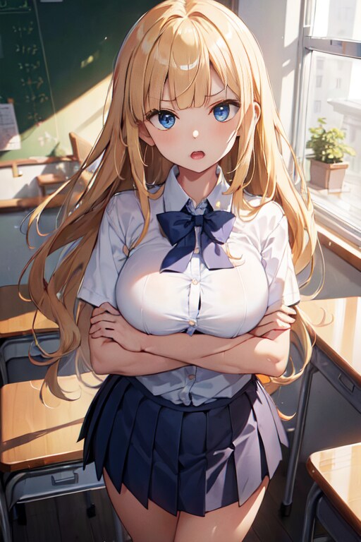 金髪＋ロングヘア＋おっぱい＋高校生＝ツンデレという王道公式