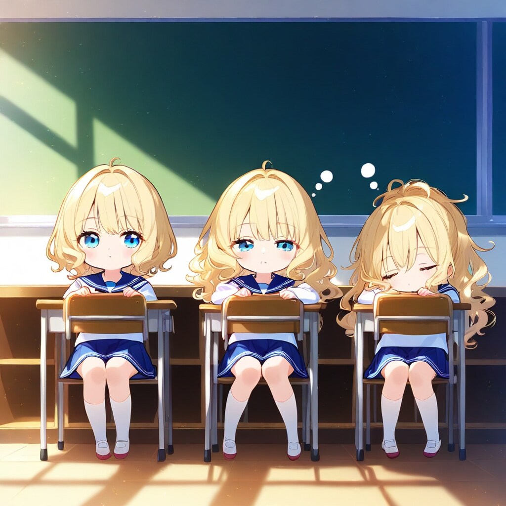 金髪3人娘ちゃん