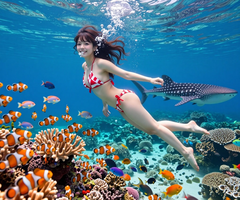 美ら海でマーメイドになろう