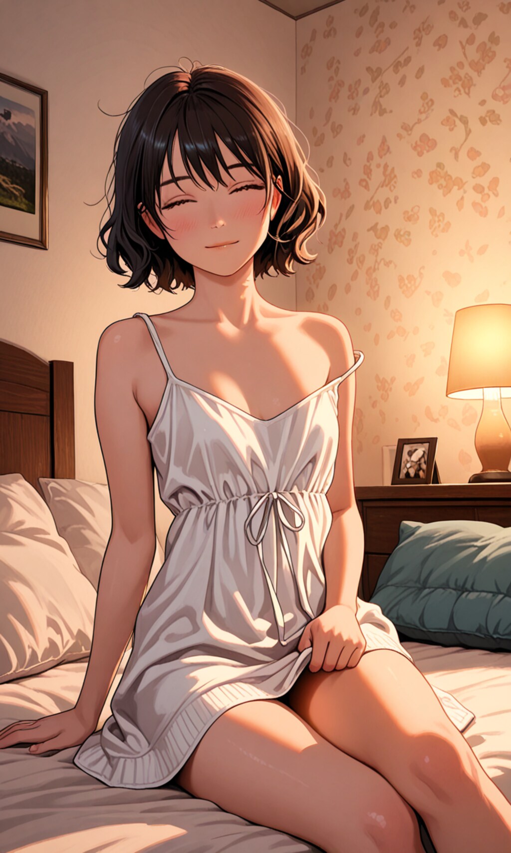 起きて!!『ん～おはよぅꯁꯧ』『ｳﾌﾌちょっと見る～?』