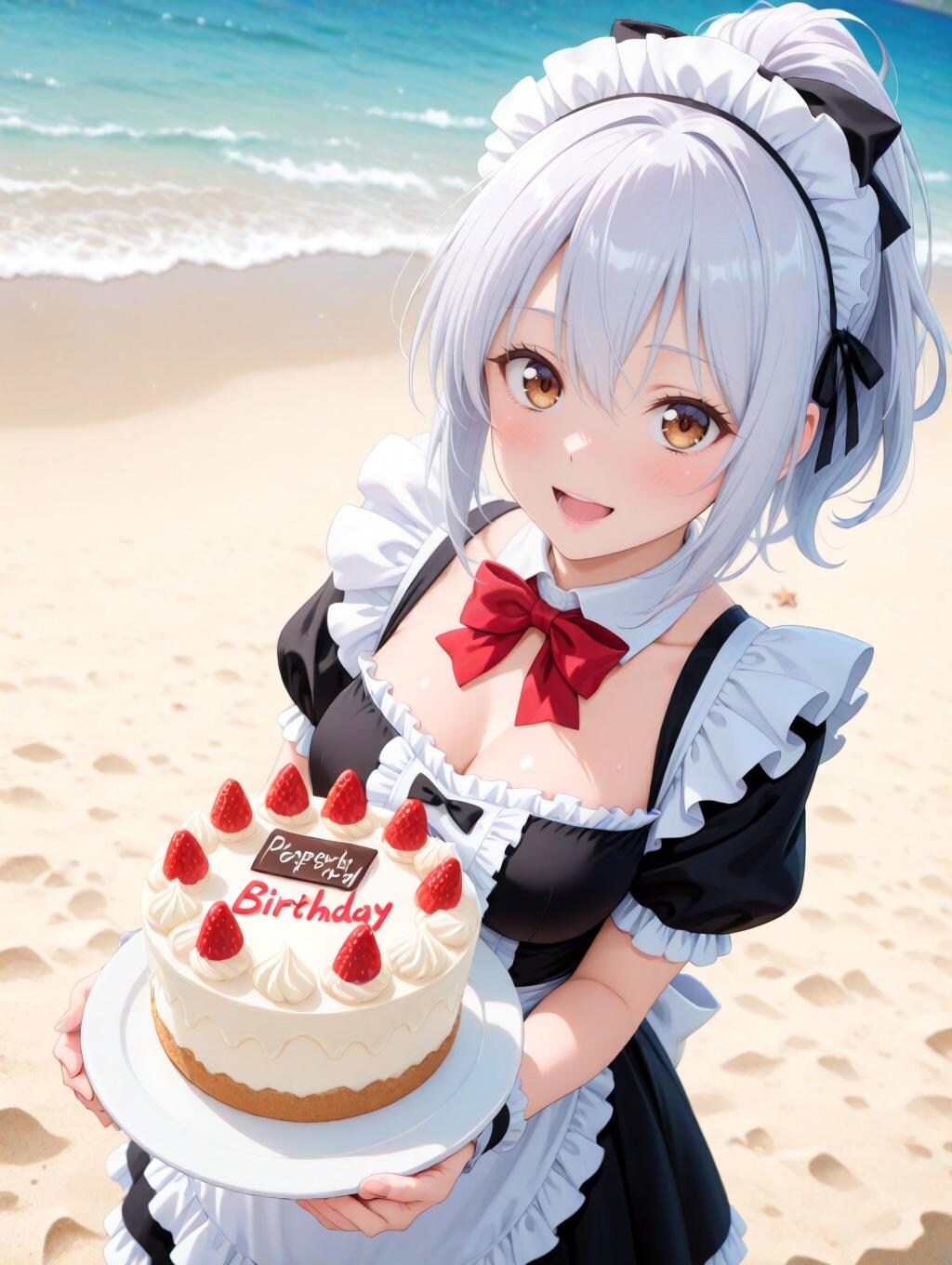 ご主人様、お誕生日おめでとうございますぅ