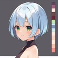 short hair キャラクターシート♡ 2枚目