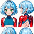 short hair キャラクターシート♡ 10枚目