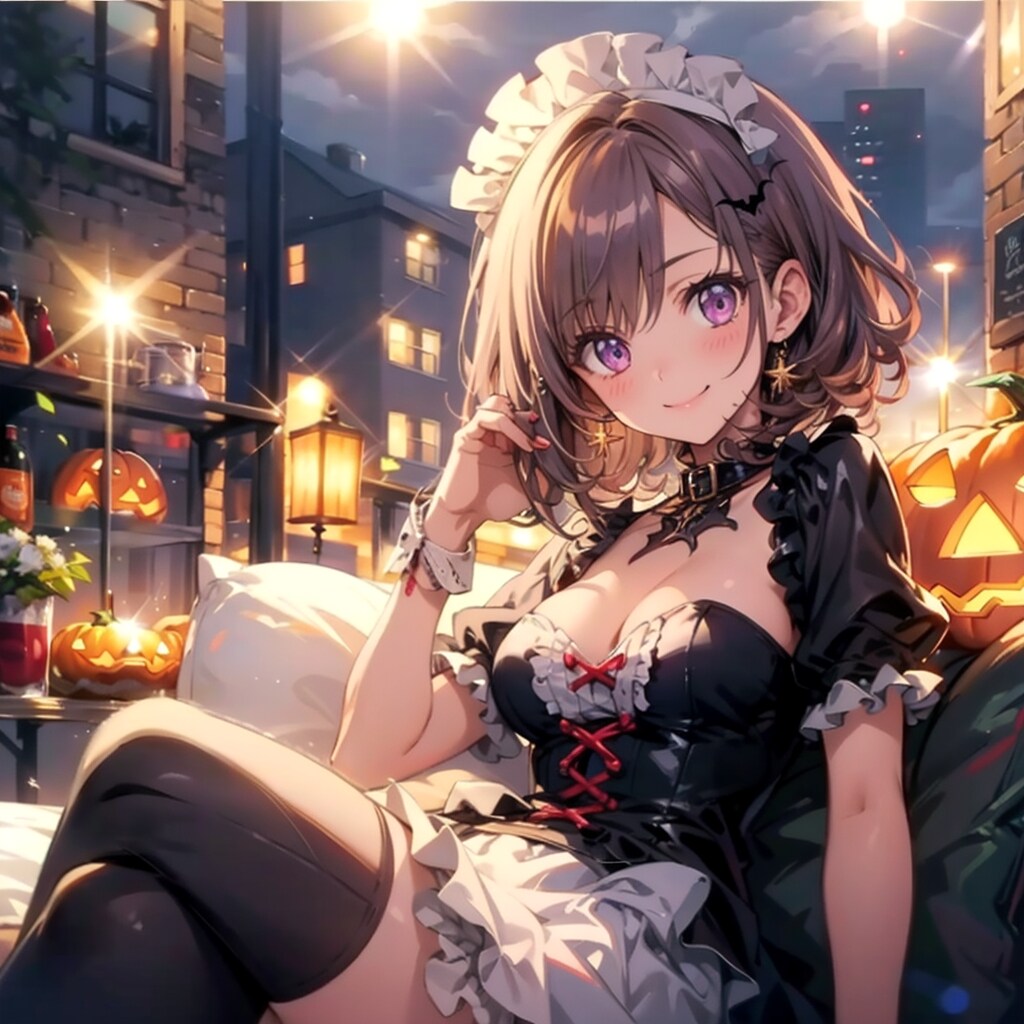 TOPARZモデルでハロウィン参加！ | の人気AIイラスト・グラビア