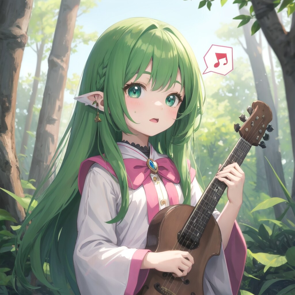 緑髪のキャラ | の人気AIイラスト・グラビア