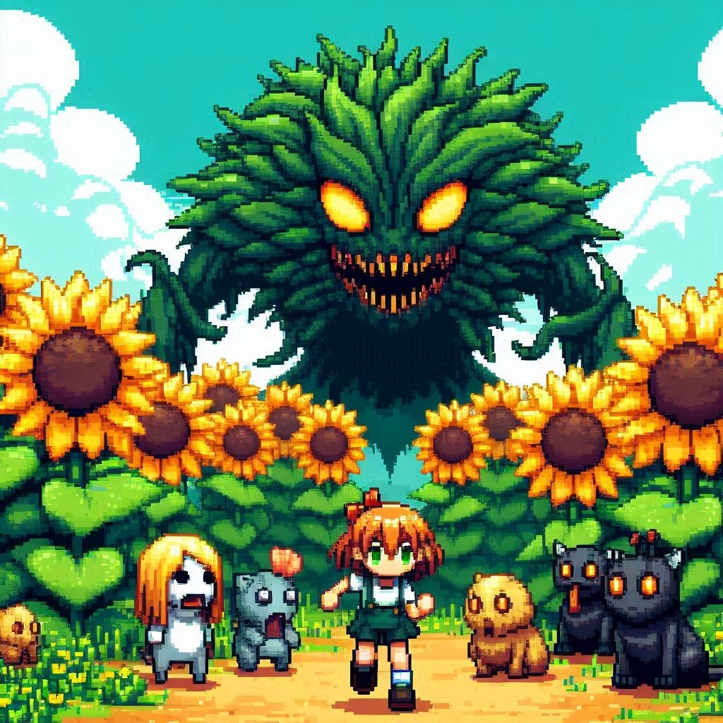 向日葵畑のボスモンスター