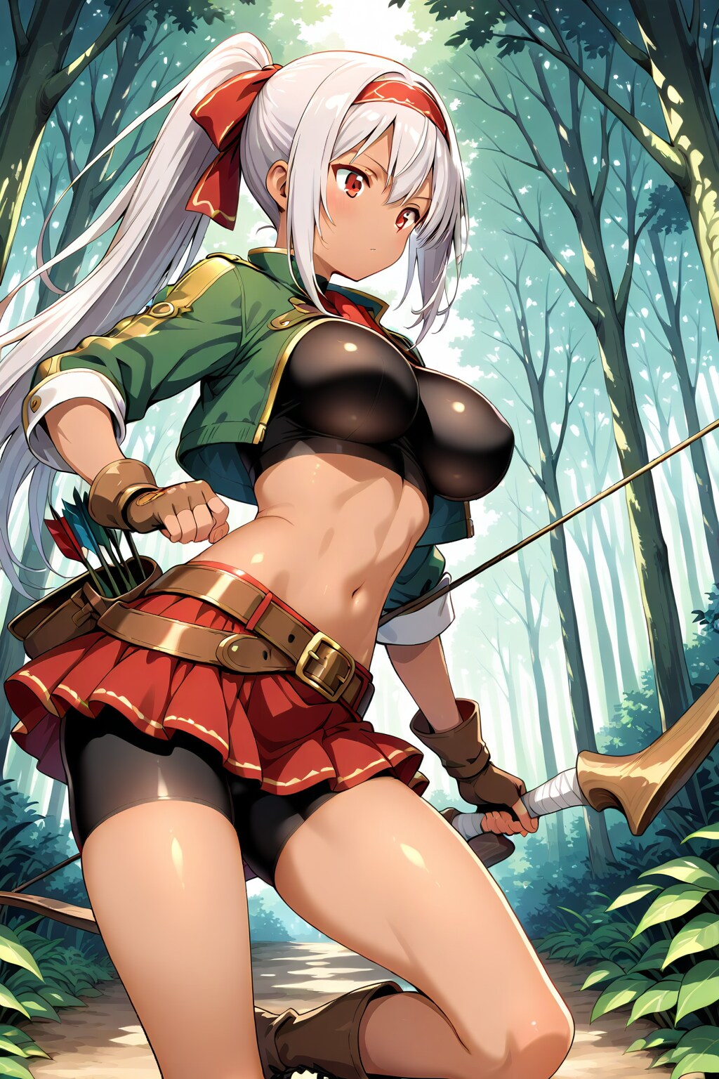 褐色エルフさん