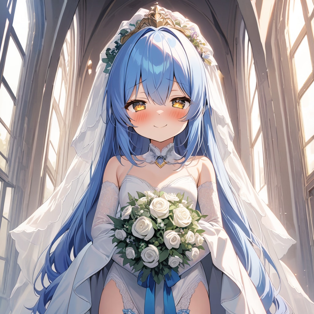 貴方のお嫁さんな青髪ちゃん