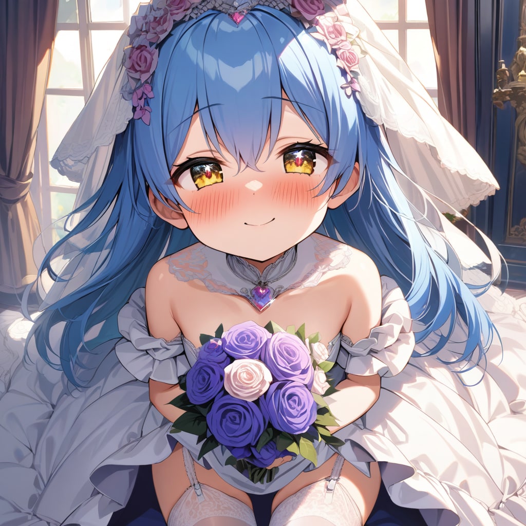 貴方のお嫁さんな青髪ちゃん