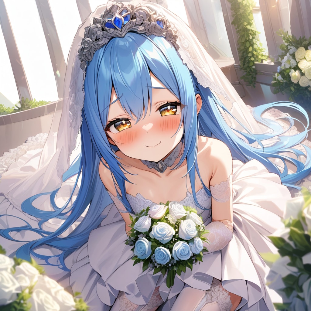 貴方のお嫁さんな青髪ちゃん