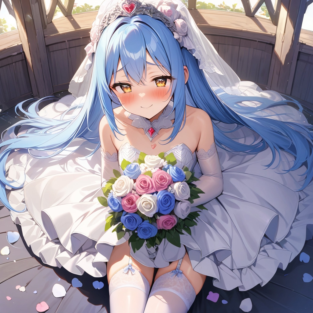 貴方のお嫁さんな青髪ちゃん