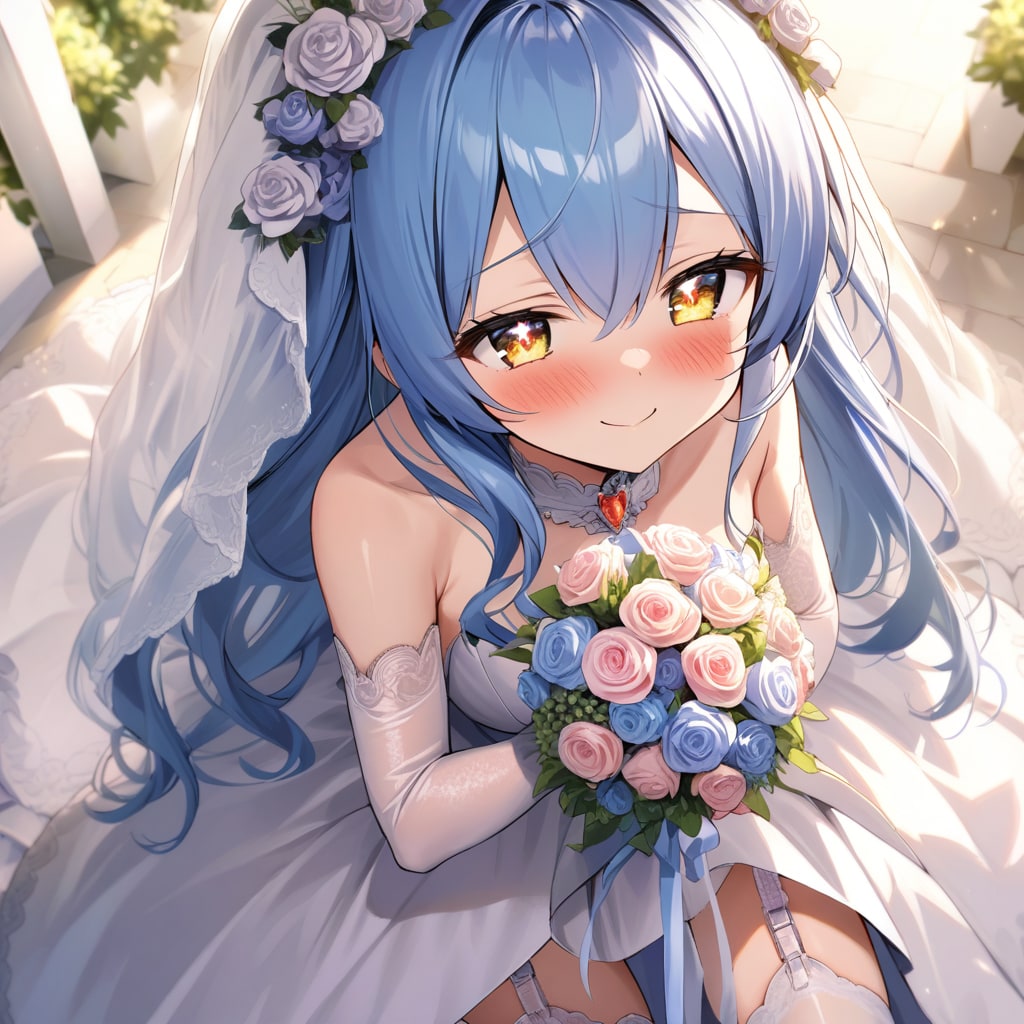 貴方のお嫁さんな青髪ちゃん