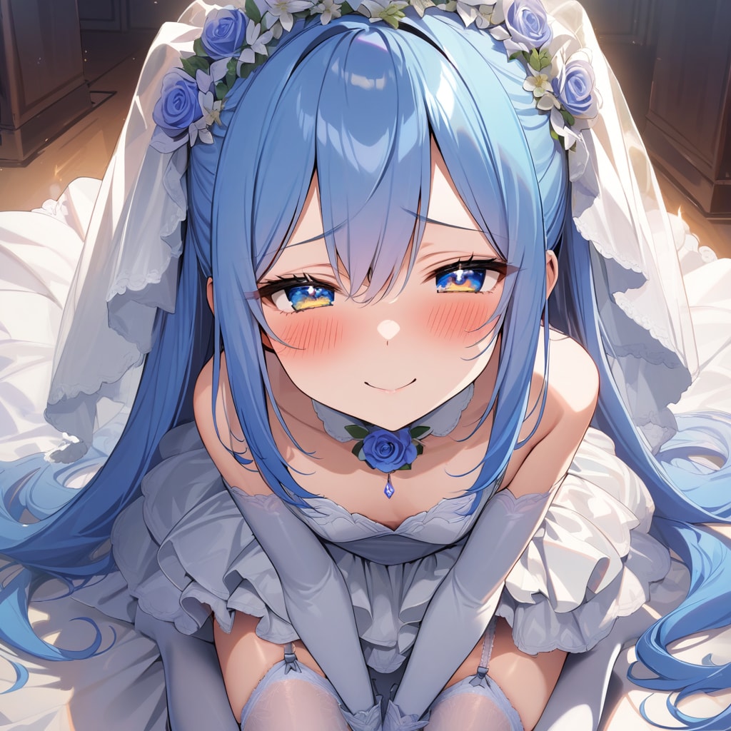 貴方のお嫁さんな青髪ちゃん