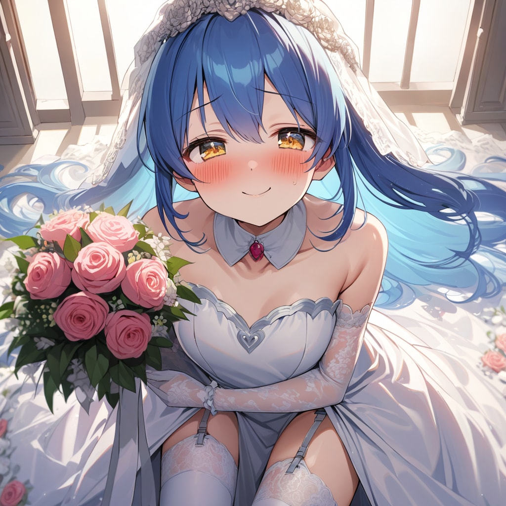 貴方のお嫁さんな青髪ちゃん