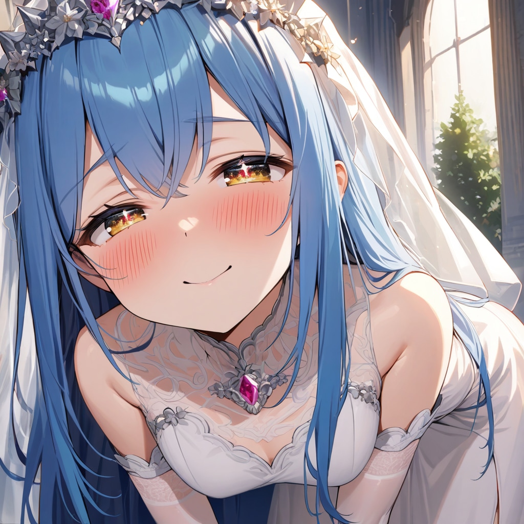 貴方のお嫁さんな青髪ちゃん