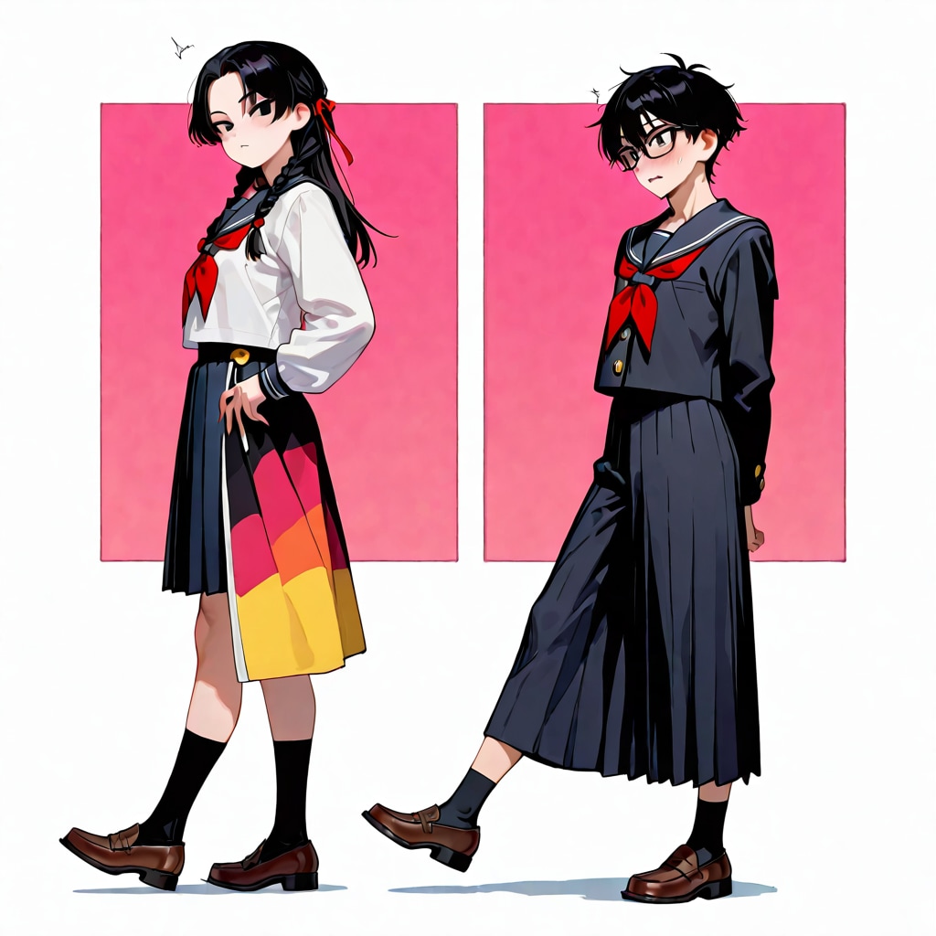【破綻対策募集】男女キャラの服装入れ替え