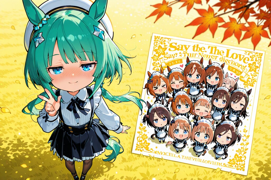 Emerald green hair,シード202603015。