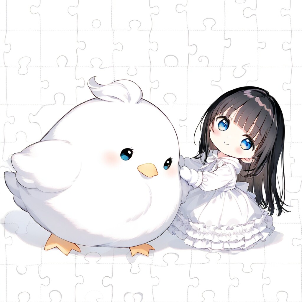 パズルなせかいにぴよちゃんと