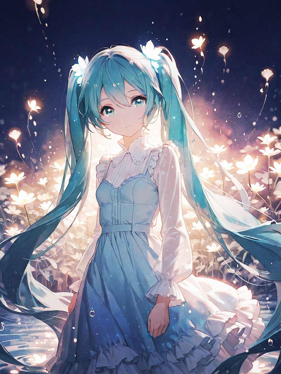 光る雨 | の人気AIイラスト・グラビア