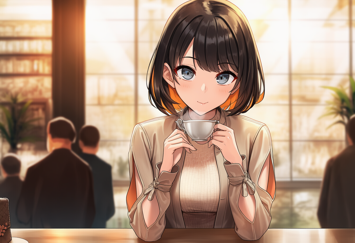 かふぇ | の人気AIイラスト・グラビア