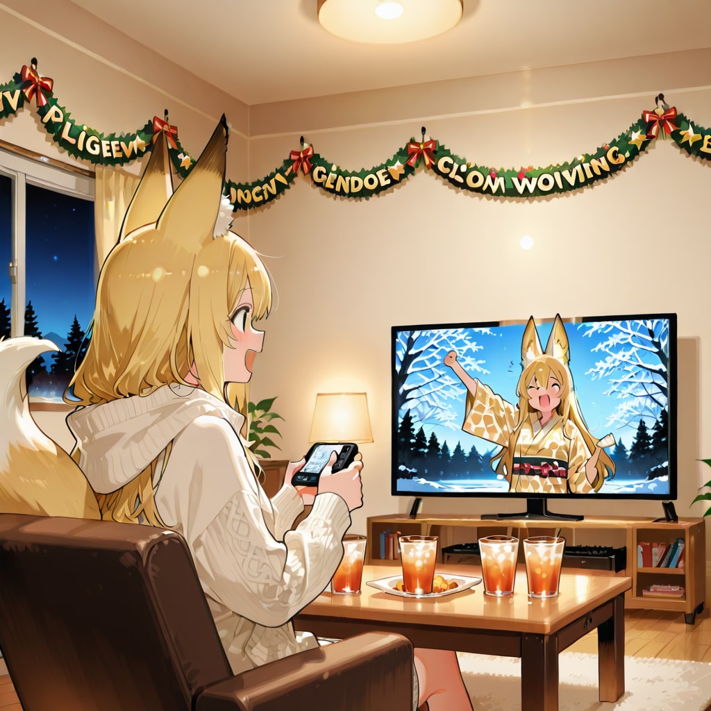 紅白を見守る夜